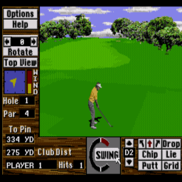 Links - The Challenge Of Golf for segacd screenshot